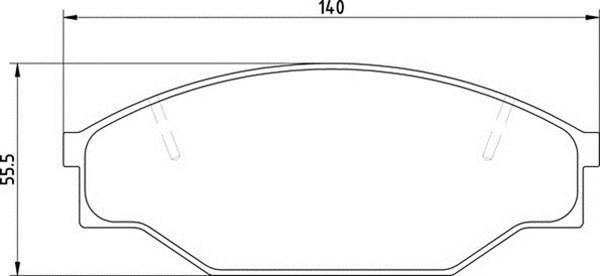 Magneti Marelli 363700200331 - Тормозные колодки, дисковые, комплект autosila-amz.com