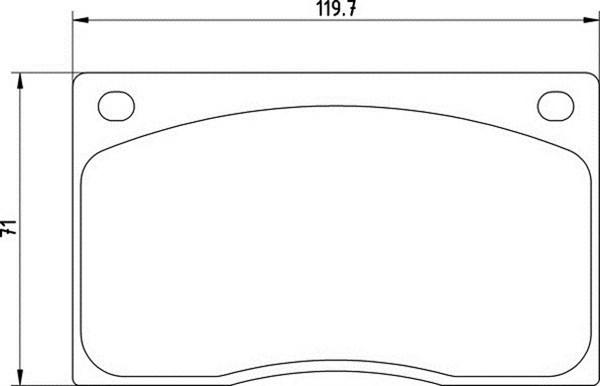 Magneti Marelli 363700201266 - Тормозные колодки, дисковые, комплект autosila-amz.com