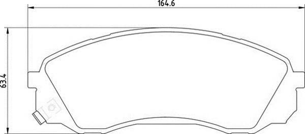 Magneti Marelli 363700201724 - Тормозные колодки, дисковые, комплект autosila-amz.com