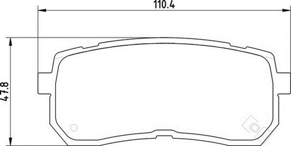 Magneti Marelli 363710201725 - Тормозные колодки, дисковые, комплект autosila-amz.com