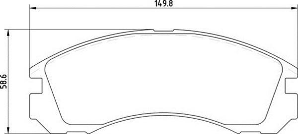 Magneti Marelli 363710203025 - Тормозные колодки, дисковые, комплект autosila-amz.com