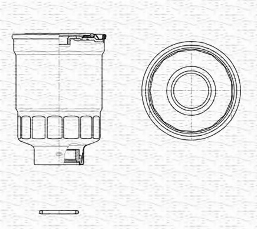 Magneti Marelli 213908526000 - Топливный фильтр autosila-amz.com