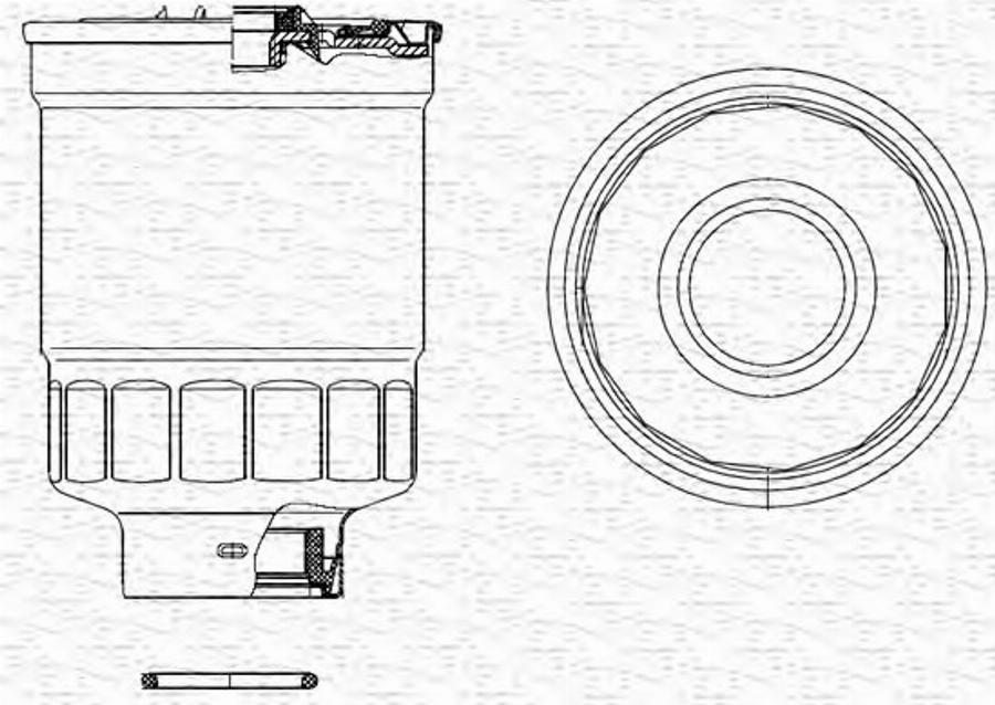 Magneti Marelli 213908523000 - Топливный фильтр autosila-amz.com