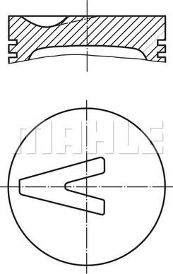 MAHLE 082 62 00 - Поршень autosila-amz.com