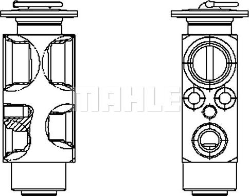 MAHLE AVE 132 000P - клапан кондиционера расширительный!\ MAN TGL/TGM, TGA/TGS/TGX autosila-amz.com