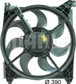 MAHLE CFF 122 000P - Вентилятор, охлаждение двигателя autosila-amz.com
