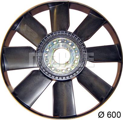 MAHLE CFW 43 000P - Крыльчатка вентилятора, охлаждение двигателя autosila-amz.com