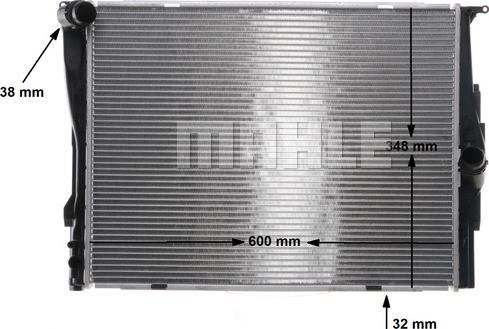 MAHLE CR 1088 000S - Радиатор охлаждающей жидкости autosila-amz.com