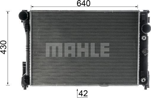 MAHLE CR 1177 000S - Радиатор, охлаждение двигателя autosila-amz.com