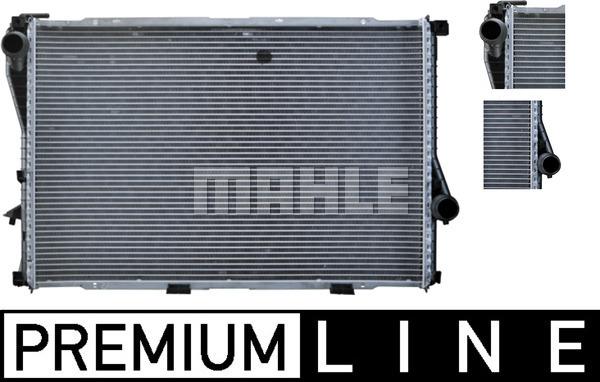 MAHLE CR 296 000P - Радиатор охлаждающей жидкости CR 296 000P Z3322 Старый № 8MK376712491 autosila-amz.com