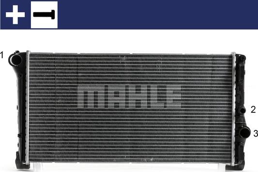MAHLE CR 2009 000S - Радиатор, охлаждение двигателя autosila-amz.com