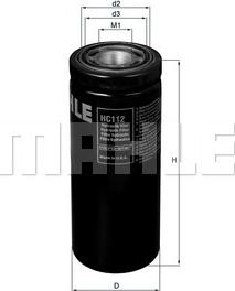 MAHLE HC 112 - Гидравлический фильтр autosila-amz.com