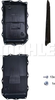 MAHLE HX 184 KIT - Фильтр АКП с прокладкой и поддоном BMW 1/2/3/4/5/6/7/X1/X3/X5/X6 1.6 - 4.4L 2008 -> autosila-amz.com