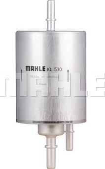 MAHLE KL 570 - Фильтр топливный погружной 570 0322 7203 autosila-amz.com