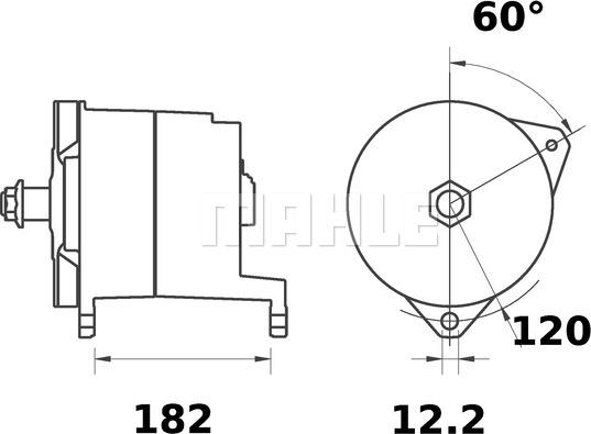 MAHLE MG 290 - Генератор autosila-amz.com