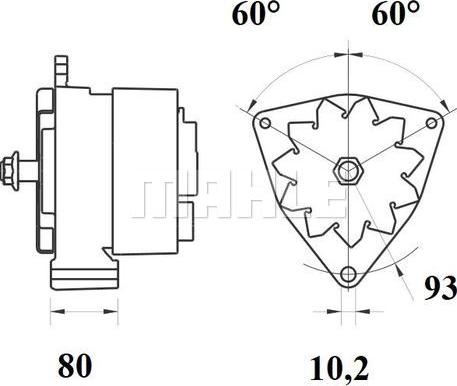 MAHLE MG 773 - Генератор autosila-amz.com