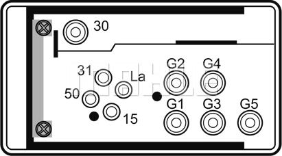 MAHLE MHG 30 - Блок управления, реле, система накаливания autosila-amz.com