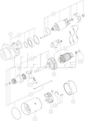 MAHLE MS 101 - Стартер autosila-amz.com