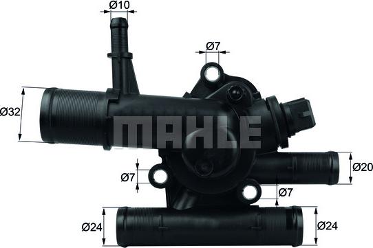 MAHLE TI 217 89 - Термостат MAHLE ORIGINAL TI 217 89 009112305 DACIA SOLENZA 1.9D 03- (MAHLE) autosila-amz.com