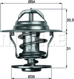 MAHLE TX 13 80D - Термостат MAHLE ORIGINAL TX 13 80D 1028392 VW TRANSPORTER 1.6TD 86- (MAHLE) autosila-amz.com