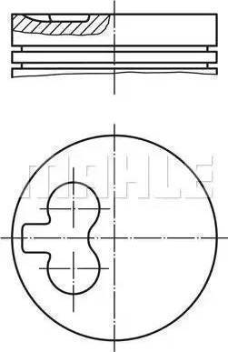 Mopart MP 102-70640-01 - Поршень autosila-amz.com