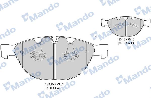 Mando mbf015411 - Поворотный кулак, подвеска колеса autosila-amz.com