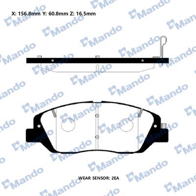 Febi Bilstein 222404 - Тормозные колодки, дисковые, комплект autosila-amz.com