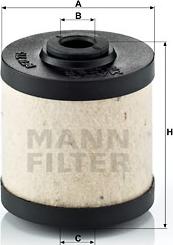 Mann-Filter BFU 715 - Топливный фильтр autosila-amz.com