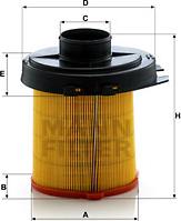 Mann-Filter C 1468 - Воздушный фильтр, двигатель autosila-amz.com