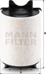 Mann-Filter C 14 130/1 - Воздушный фильтр, двигатель autosila-amz.com