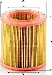 Mann-Filter C 1577 - Воздушный фильтр, двигатель autosila-amz.com