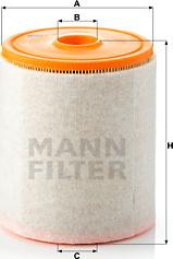 Mann-Filter C 16 005 - Воздушный фильтр, двигатель autosila-amz.com