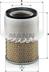 Mann-Filter C 16 181 - Воздушный фильтр, двигатель autosila-amz.com