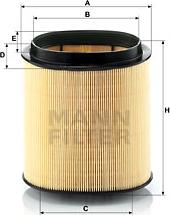 Mann-Filter C 1869 - Воздушный фильтр, двигатель autosila-amz.com