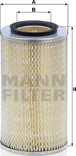 Mann-Filter C 18 009 x - Воздушный фильтр, двигатель autosila-amz.com