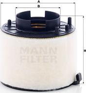 Mann-Filter C 17 009 - Воздушный фильтр, двигатель autosila-amz.com