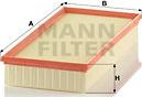 Mann-Filter C 39 219 - Воздушный фильтр, двигатель autosila-amz.com