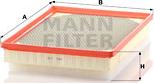 Mann-Filter C 36 172 - Воздушный фильтр, двигатель autosila-amz.com