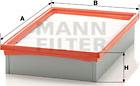 Mann-Filter C 3065 - Воздушный фильтр, двигатель autosila-amz.com