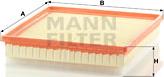 Mann-Filter C 30 163 - Воздушный фильтр, двигатель autosila-amz.com