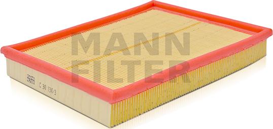Mann-Filter C 30 130/3 - Воздушный фильтр, двигатель autosila-amz.com