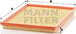 Mann-Filter C 3178 - Воздушный фильтр, двигатель autosila-amz.com