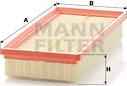 Mann-Filter C 32 108 - Воздушный фильтр, двигатель autosila-amz.com