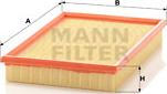 Mann-Filter C 2991/2 - Воздушный фильтр, двигатель autosila-amz.com