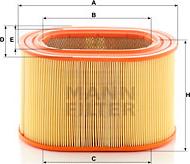 Mann-Filter C 24 135 - Воздушный фильтр, двигатель autosila-amz.com