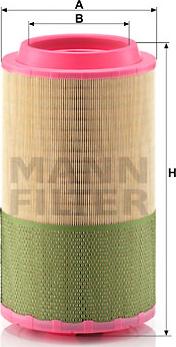 Mann-Filter C 24 745/1 - Воздушный фильтр, двигатель autosila-amz.com