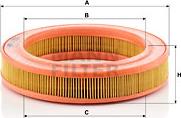 Mann-Filter C 2536 - Воздушный фильтр, двигатель autosila-amz.com