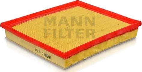 Mann-Filter C 2693 - Воздушный фильтр, двигатель autosila-amz.com