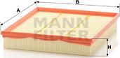 Mann-Filter C 27 161 - Воздушный фильтр, двигатель autosila-amz.com