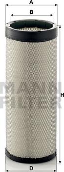 Mann-Filter CF 1800 - Фильтр добавочного воздуха autosila-amz.com